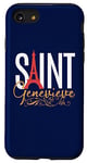 Coque pour iPhone SE (2020) / 7 / 8 Sainte Geneviève de Paris France Tour Eiffel Saint Catholique