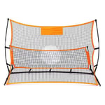 Gaoyanhang Football net - Portable Soccer-Ball Target Rebound Foot Aid-Tool Target Soccer Football Outdoor collapsible goal (Color : Orange, Size : 2.1m)