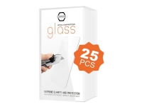 ITSKINS - Skjermbeskyttelse for mobiltelefon - 2.5D - glass - 6.1 - gjennomsiktig (en pakke 25) - for Apple iPhone XR
