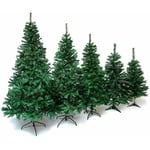 Sapin de Noël artificiel tradition et qualité - Arbre pour décoration de Noël avec support vert 120 cm - vert