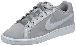 Nike Femme WMNS Court Royale Prem Chaussure de Piste d'athlétisme, Atmosphere Grey/Vast Grey/White/Black, 42.5 EU Étroit