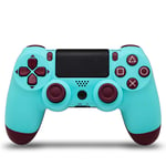 PS4 Controller Wireless Bluetooth Gaming Controller PS4 High Performance Double Vibration Game Controller with Touch Pad High-Precison Joystick for Playstation 4,LIGHT BLUE