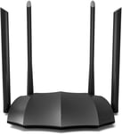 Routeur WiFi dual band AC1200 V3.0- Tenda AC8, 4x6 dBi Antennes, Ports Gigabit, contrôl parental, idéal pour jeux, streaming