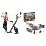 EVOLAND Exercise Bike, Fitness Bike with LCD Display and 8-Level Adjustable Magnetic Resistance & LEGO 75325 Star Wars The Mandalorian's N-1 Starfighter Building Toy, The Book of Boba Fett