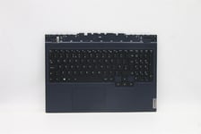 Lenovo Legion 5-15ACH6H Keyboard Palmrest Top Cover UK Blue 5CB1C74808