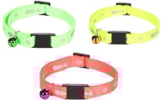 Kattthalsband Neon reflex, Gul