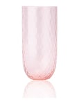 Harlequin Long Drink Home Tableware Glass Drinking Glass Pink Anna Von Lipa