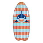 Swim Essential s oppblåsbare surfebrett Shark stripet