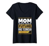 Womens Hvac Technician Mom for Future Hvac Tech and Aircon Repair V-Neck T-Shirt