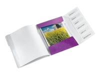 Leitz Wow - Klassifikationsmapp - 6 Utrymmen - 6 Delar - För A4 - Kapacitet: 200 Ark - Tabbad - Lila Metallic