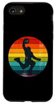 Coque pour iPhone SE (2020) / 7 / 8 Ballon de basket rétro pour homme et femme