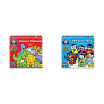 Orchard Toys Dinosaur Dominoes Mini Game & Toys Penguin Pairs Mini Game