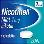 Nicotinell Mint 1 Mg Nikotin Komprimerad Sugtablett 204 St