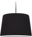 Guash, Pendel lampe, moderne, vintage, stof by Kave Home (H: 25 cm. x B: 50 cm. x L: 50 cm., Rød)
