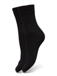 Thea Cotton Socks 2-Pack *Villkorat Erbjudande Lingerie Regular Svart Swedish Stockings