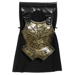 Bristol Novelty BA909 Roman Chest Plate with Cape, Mens, One Size