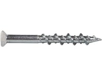 Monteringsskruv 6,3X45 Med Försänkt Huvud Tx20 För Montering Av Lätta Föremål I Gips, Lättbetong, Kalksandsten, Massiv Tegelsten Och Håltegelsten - (250 St)