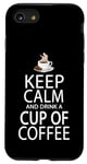 Coque pour iPhone SE (2020) / 7 / 8 Keep Calm And Drink A Cup Of Coffee