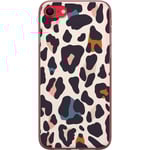 Apple iPhone SE (2020) Transparent Mobilskal Leopardmönster