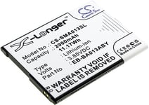 Kompatibelt med Samsung Galaxy M01 Core 2020, 3.85V, 2900 mAh