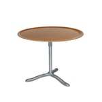 Källemo - Cassis 47 brickbord Aluminium/Birch - Sidobord - Mats Theselius - Silver - Metall/Trä