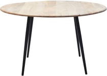 Skånska Möbelhuset Tessa matbord runt Ø160 cm - Trä/svart