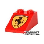 Printed Slope 2x3/25° - Ferrari Logo