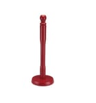 Kitchen Beechwood Roll Holder Storage Solution Pole Stand Red Brand New