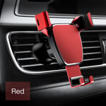 Mobile Phone Bracket Tablet Holder Car Air Outlet Red
