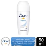 Dove Roll On AntiPerspirant up to 48 Hours of Sweat & Odour Protection, 50ml