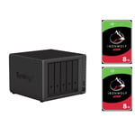 Synology DS1522+ With 2X Seagate 8TB Ironwolf NAS HDD Bundle