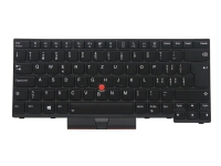 Chicony - Erstatningstastatur for bærbar PC - bakbelysning - Sveitsisk - svart - for ThinkPad L13 Yoga Gen 3 21BC P14s Gen 1 20S4, 20S5 T14 Gen 1 20UD, 20UE