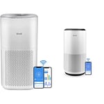 LEVOIT Smart Air Purifiers for Home Large Room, Covers up to 1588 Sq. Ft, APP Control and PM2.5 Display, White & Air Purifiers for Large Home Bedroom 83m², CADR 400m³/h, Alexa Enabled