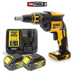 Dewalt DCF620 18V Brushless Drywall Screwdriver With 2 x 4Ah Batteries & Charger