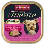 animonda vom Feinsten Adult Mini 32 x 100 g - Kalv, skinka & basilika