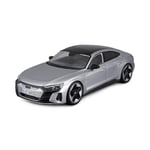 Bburago | 1/18 Audi RS e-TRON GT 2022 - Florette Silver | Voiture Reproduction Miniature à échelle pour Enfant | À Partir de 3 Ans et + | 11050S