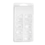 100pcs Clear Nail Form Full Cover Quick Building Gel Mold Ti