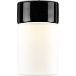 Tak- och vägglampa Opus 100/175 svart, matt opal LED 8W 2700K