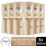 Dove Body Lotion Nourishing Secrets or Body Care Self-Tan, 6x (250ml or 400ml)