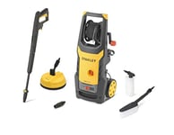 STANLEY SXPW16PE High Pressure Washer with Patio Cleaner and Fixed Brush (1600 W, 125 bar, 420 l/h)