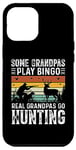 Coque pour iPhone 15 Pro Max Certains grand-pères jouent au bingo Real Grandpa Go Hunting Fête des pères
