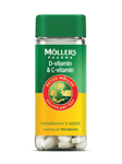 Möller's Pharma D-vitamin & C-vitamin tabletter, 100 stk.