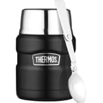 THERMOS Stålmattermos King 0,5L mattsvart