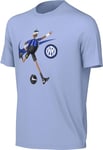 Nike Unisex Kids Shirt Inter U NK Mascot Tee, Light Marine, FD1120-548, XS
