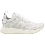 Adidas NMD_R2 Lace-Up White Synthetic Womens Running Trainers BY8691