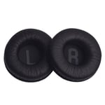 Coussins à oreilles mousses de remplacement à l'oreille Coussins Coussins Compatibles avec JBL T500BT T450 Casques 1Pair Noir Accessoires électroniques