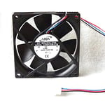 N / A Cooler Fan for ADDA AD0812UB-C7B 80mm x 20mm DC 12V 0.2A Slim CPU Fan 4 Pin PWM