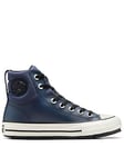 Converse Junior Berkshire Boot Counter Climate Trainers - Navy, Navy, Size 5.5 Older