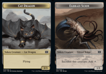 Cat Dragon // Eldrazi Scion (Foil) [Token]