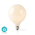 Nedis Smart Led-lampa Med Wi-fi, E27, 125 Mm, 5 W, 500 Lm, Varmv